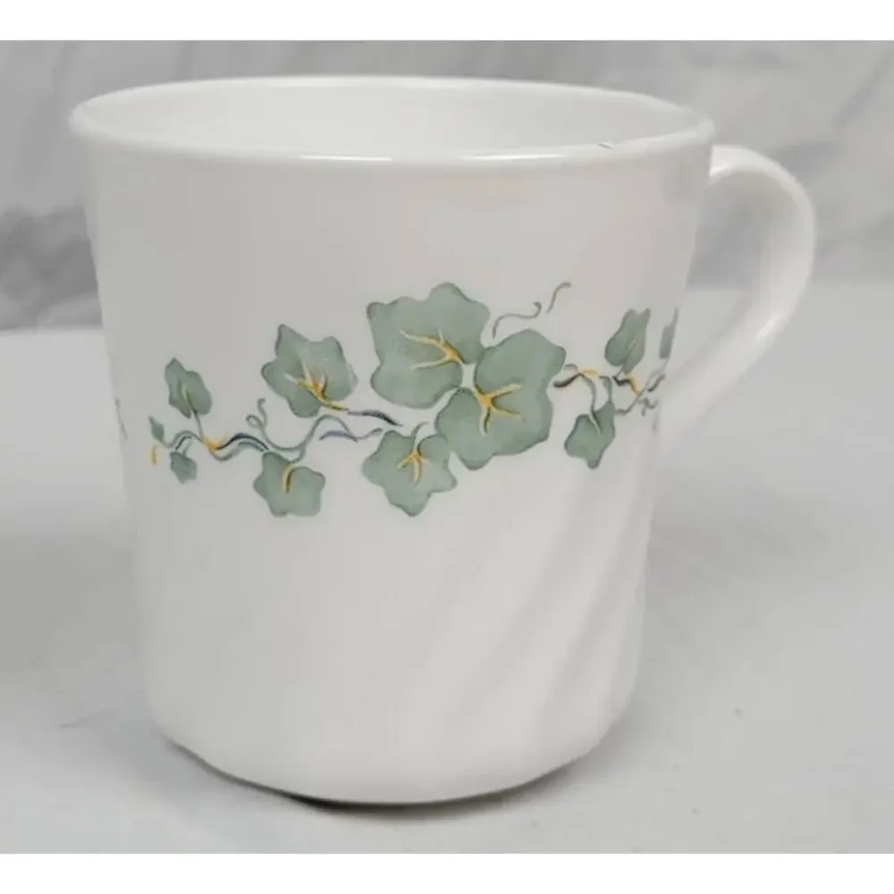 Corning Ware Corelle Callaway Swirl Ivy Tea Coffee Cup Mug